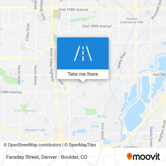 Faraday Street map