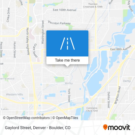 Gaylord Street map