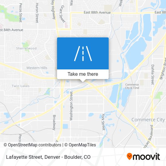 Lafayette Street map