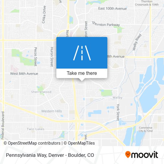 Pennsylvania Way map