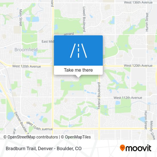 Bradburn Trail map