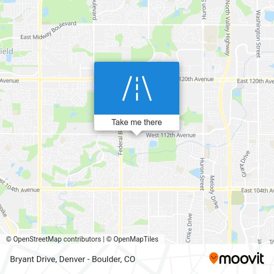 Mapa de Bryant Drive