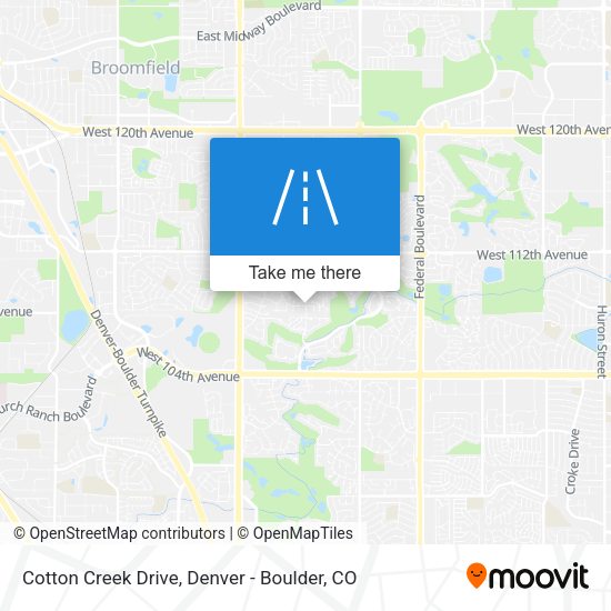 Mapa de Cotton Creek Drive