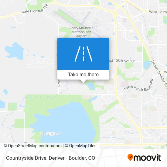 Countryside Drive map