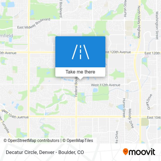 Decatur Circle map