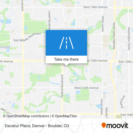 Decatur Place map