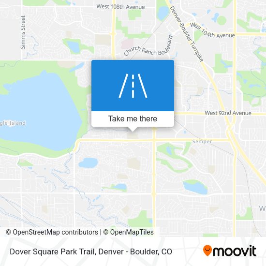 Dover Square Park Trail map