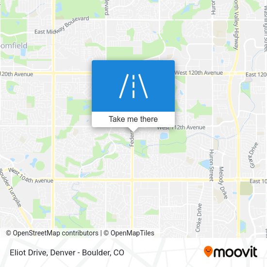 Mapa de Eliot Drive