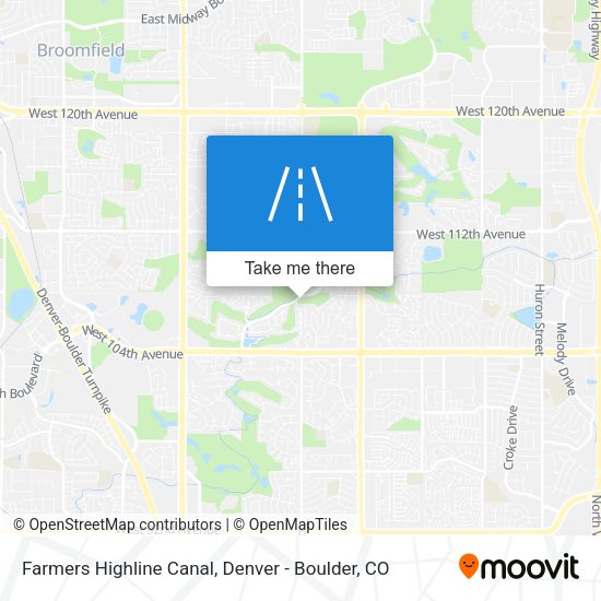 Farmers Highline Canal map