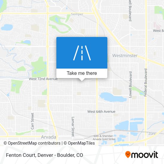 Fenton Court map
