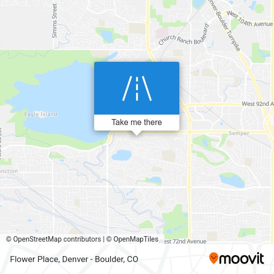 Flower Place map