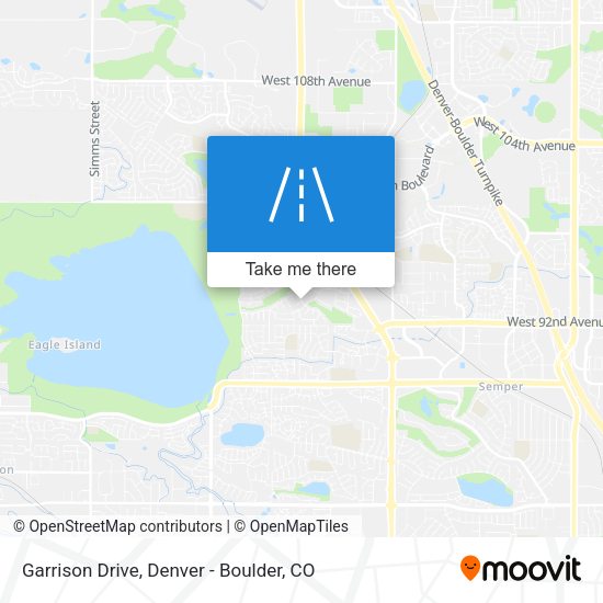 Garrison Drive map
