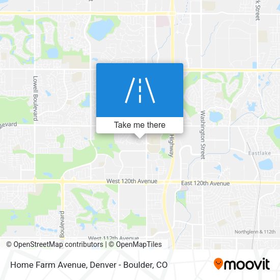Home Farm Avenue map