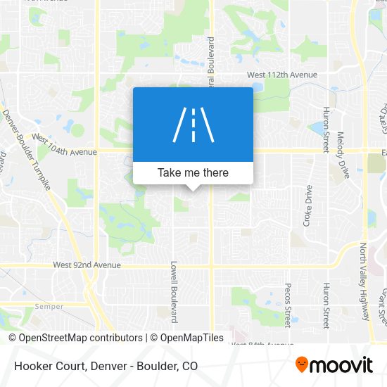 Hooker Court map