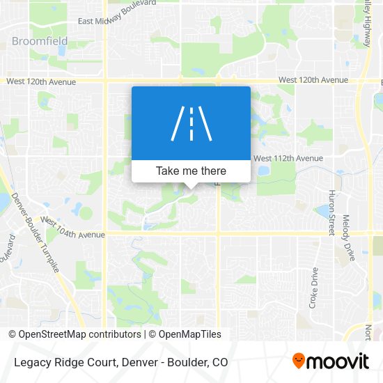 Mapa de Legacy Ridge Court
