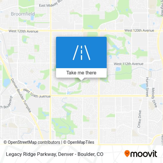 Legacy Ridge Parkway map