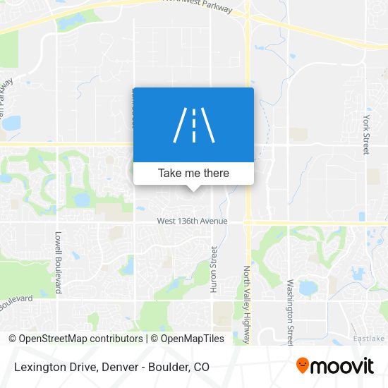Mapa de Lexington Drive