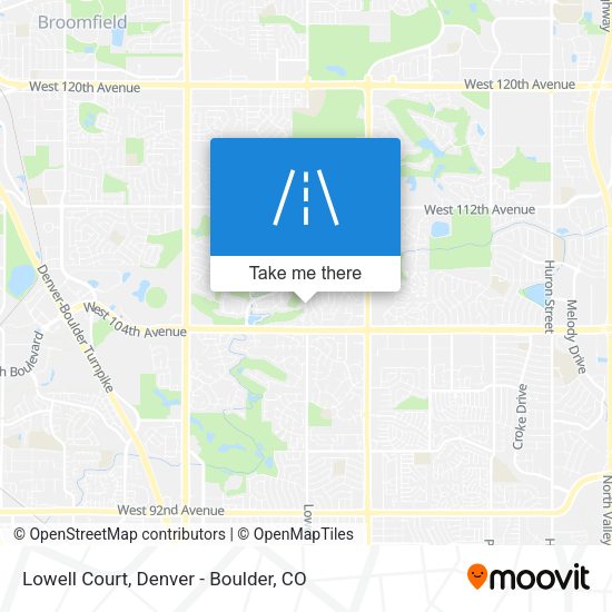 Mapa de Lowell Court