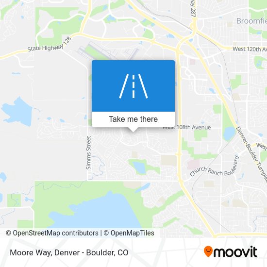 Mapa de Moore Way