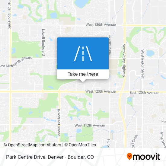 Mapa de Park Centre Drive