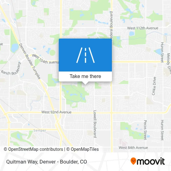 Quitman Way map