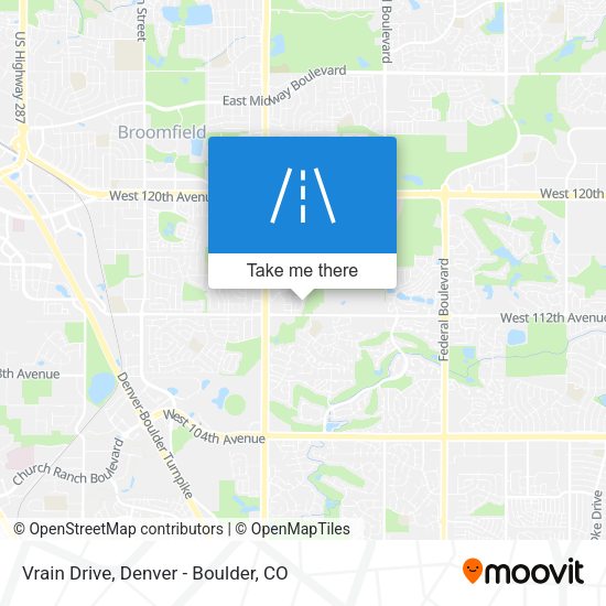 Mapa de Vrain Drive