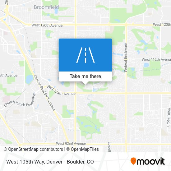 Mapa de West 105th Way