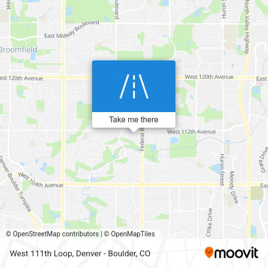 West 111th Loop map