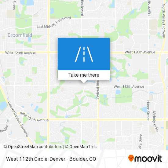 Mapa de West 112th Circle