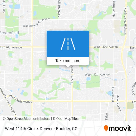 Mapa de West 114th Circle