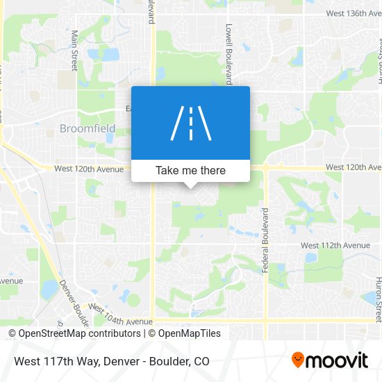 Mapa de West 117th Way