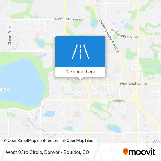 Mapa de West 93rd Circle