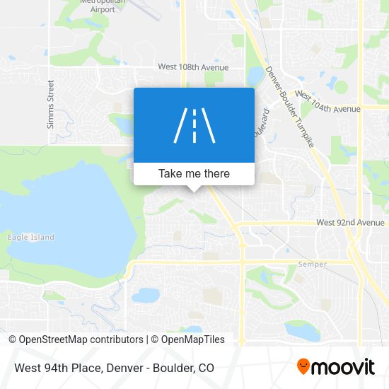 Mapa de West 94th Place