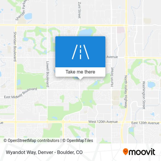 Mapa de Wyandot Way
