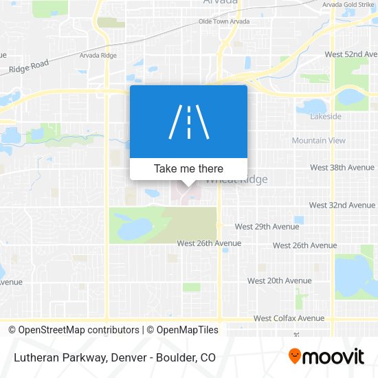 Lutheran Parkway map