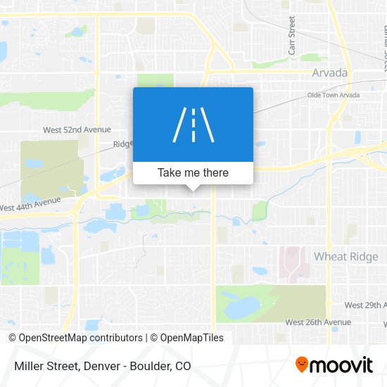 Miller Street map
