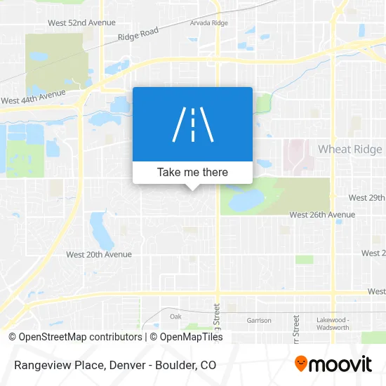 Rangeview Place map