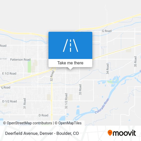 Deerfield Avenue map