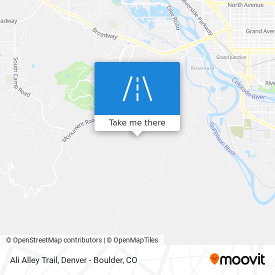 Mapa de Ali Alley Trail