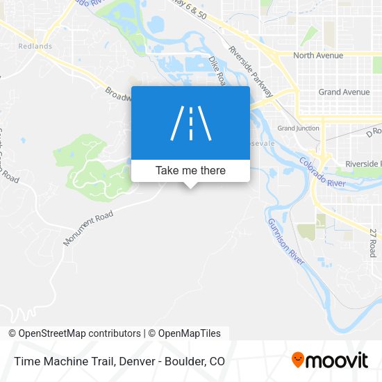 Time Machine Trail map