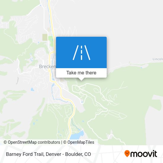 Barney Ford Trail map