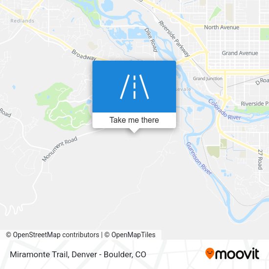 Miramonte Trail map