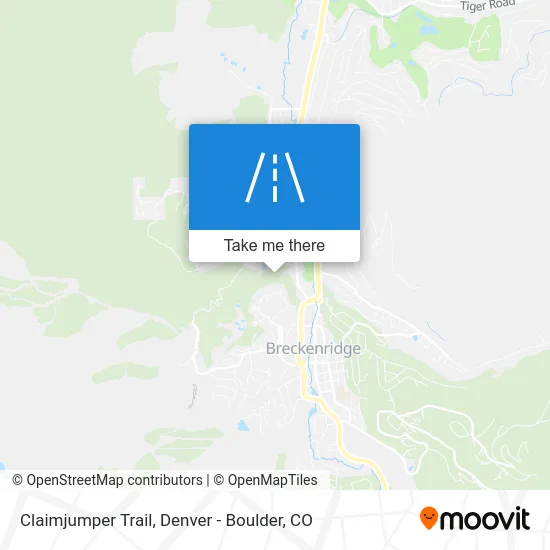 Claimjumper Trail map