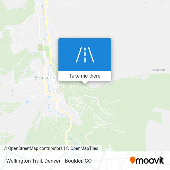 Mapa de Wellington Trail