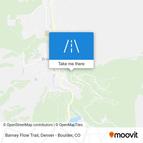 Barney Flow Trail map