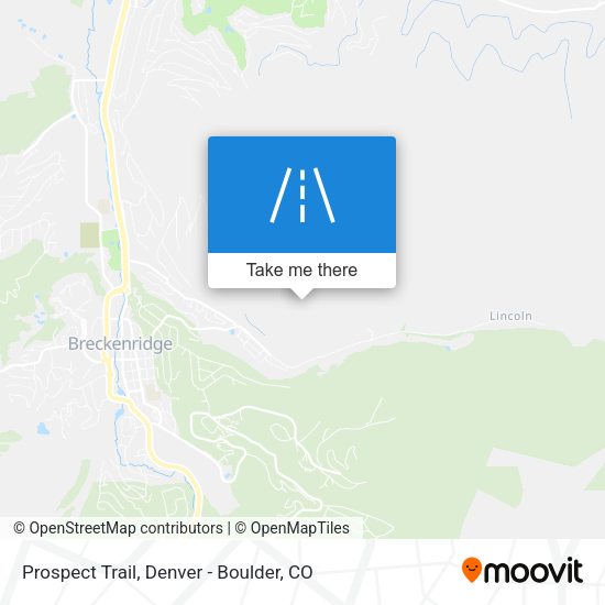 Prospect Trail map