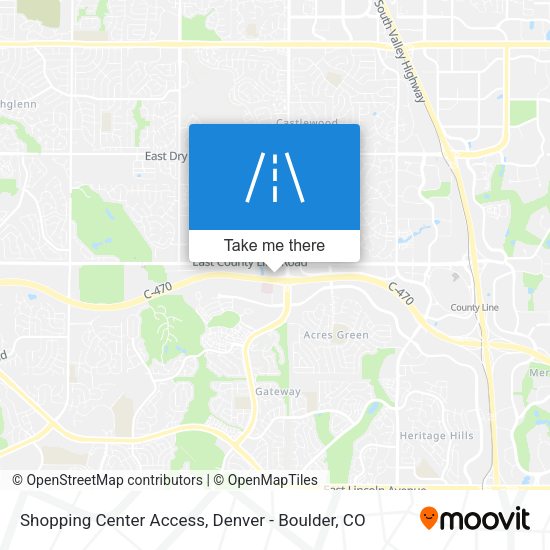 Mapa de Shopping Center Access