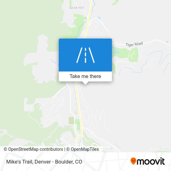 Mike's Trail map