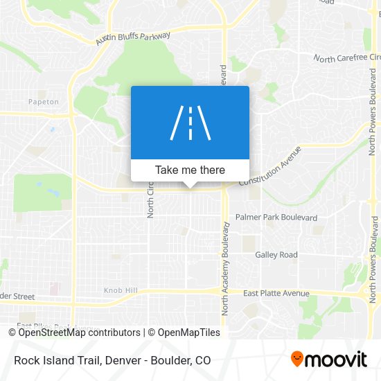 Mapa de Rock Island Trail