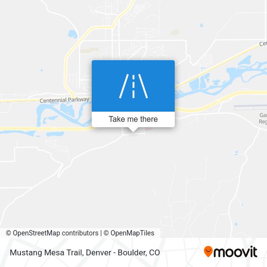 Mapa de Mustang Mesa Trail
